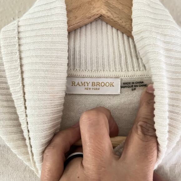 Ramy Brook Wool Cashmere long sleeves turtleneck Dress - Picture 5 of 7